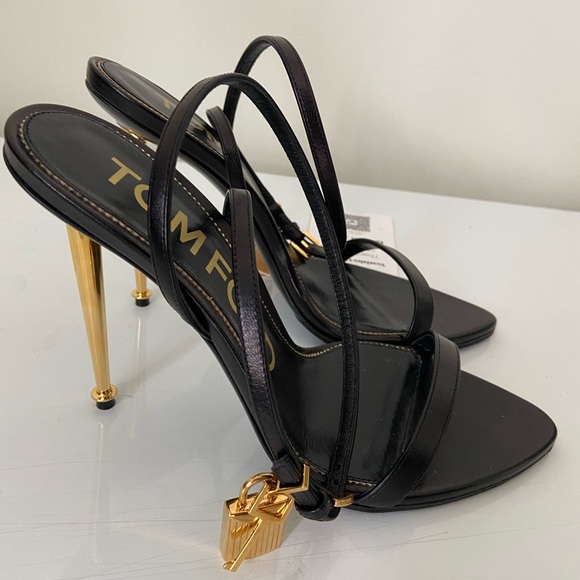 Tom Ford Padlock Sandals size EU 38.5 - Picture 1 of 7